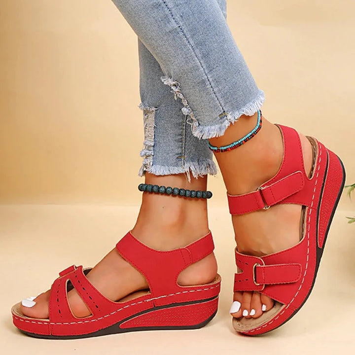 Levoire | Sandales Confortables Orthopédiques Pour Femmes Rot