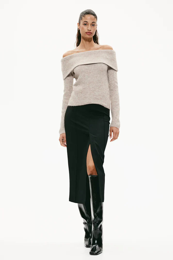 Levoire | Pull En Maille Épaules Dénudées