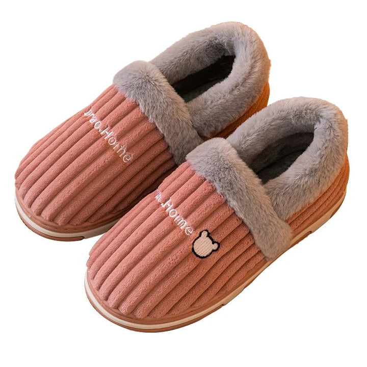 Levoire | Chaussons Pour Femmes Chauds Avec Doublure Épaisse・Compact Et Confortable 36-37 Stil-7