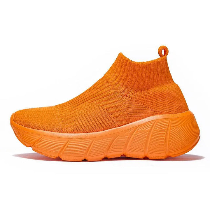 Levoire | Baskets de sport hautes en tissu Orange