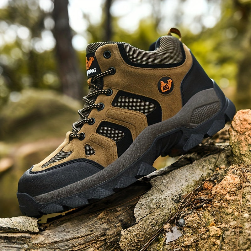 Levoire | Chaussures De Randonnée Imperméables À Lacets Pour Hommes marron foncé
