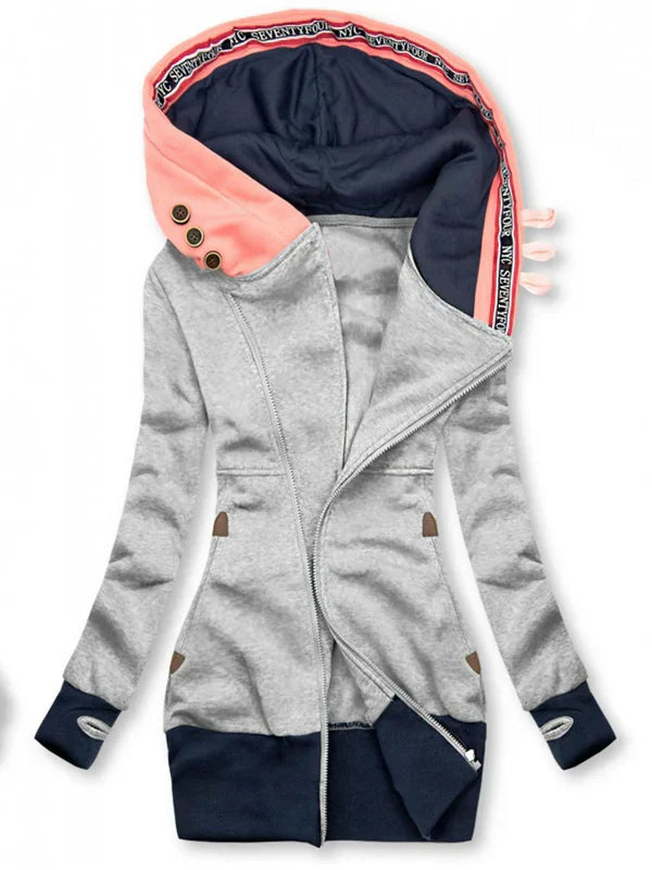 Levoire | Sweat-Shirt Chaud, Surdimensionné Avec Des Manches Longues Gris