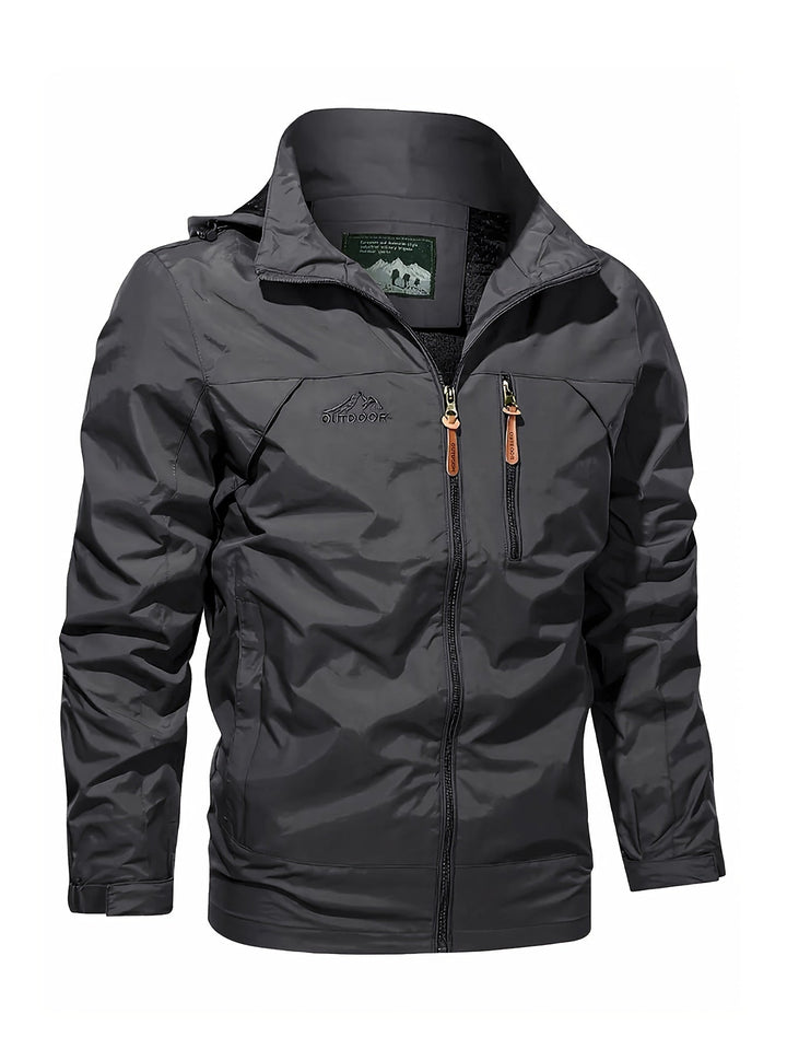 Levoire | Veste Impermeable Pour Hommes Avec Capuche Et Poches