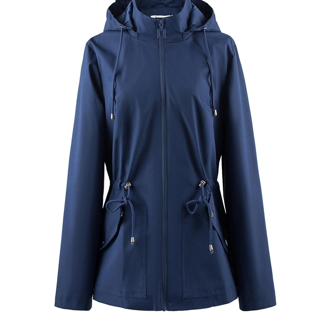 Levoire | Veste De Printemps Et D'Automne À Capuche Imperméable À Taille Empiriques