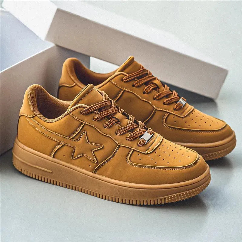 Levoire | Rennokka chaussures pour hommes à semelle épaisse Curcuma