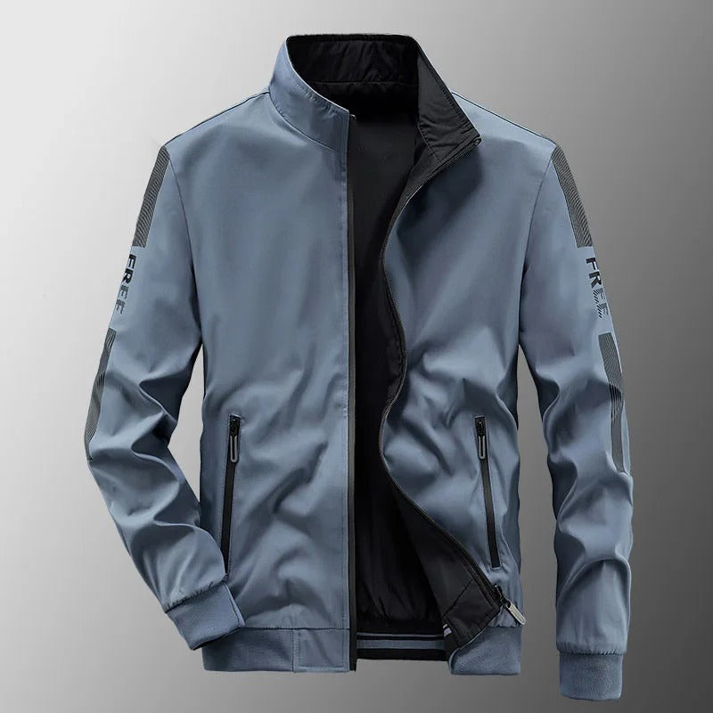 Levoire | Veste D'Été Imperméable Réversible bleu clair