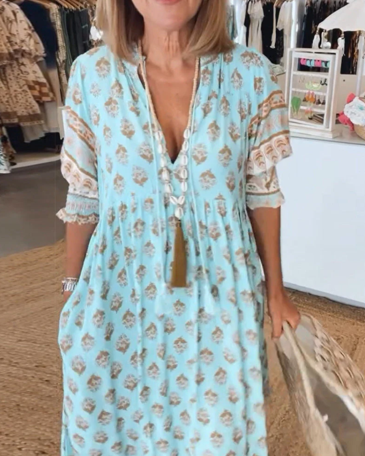 Levoire | Robe d'été élégante Bleu clair