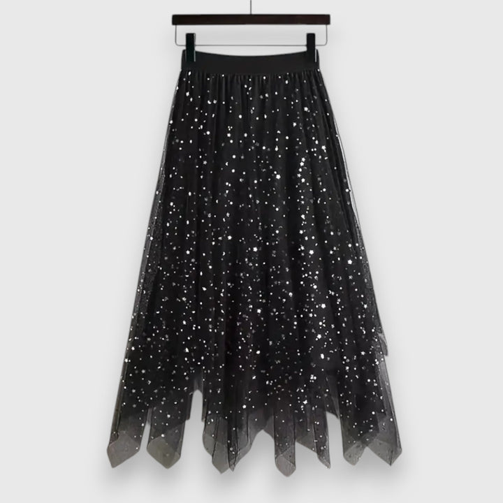 Levoire | Rock Avec Paillettes Noir Taille Unique