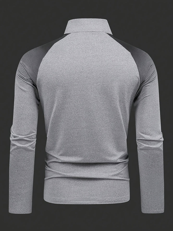 Levoire | Chemise Longue À Manches Longues Pour Homme Avec Demi-Fermeture Éclair