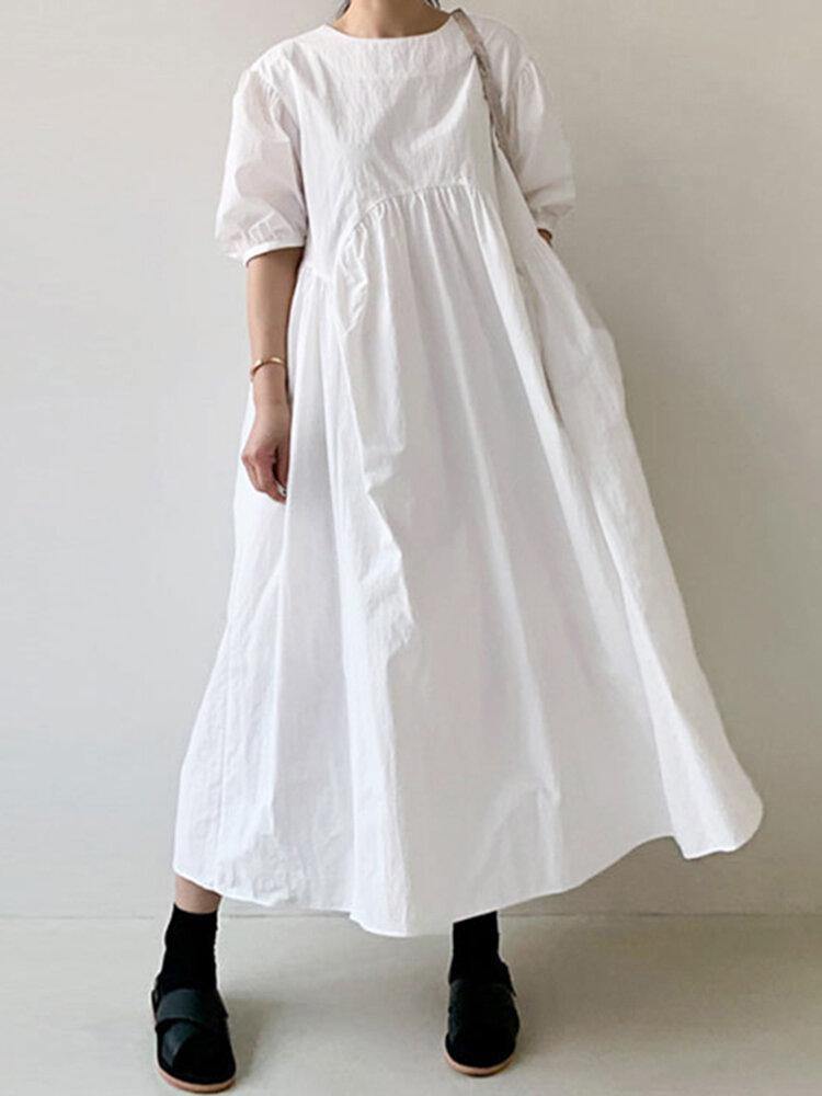 Levoire | Robe rentou à manches bouffantes