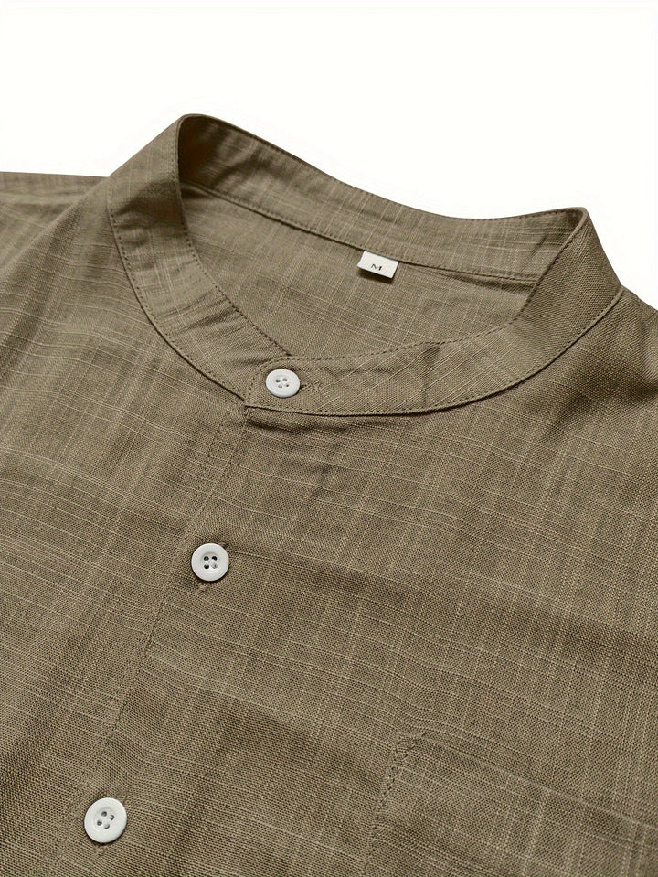 Levoire | Chemise En Lin Non Mélangée À Manches Longues