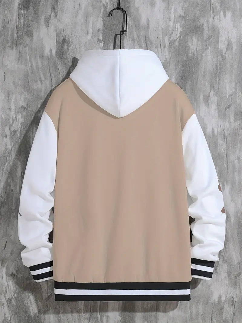 Levoire | Veste De Baseball Avec Capuche Pour Hommes