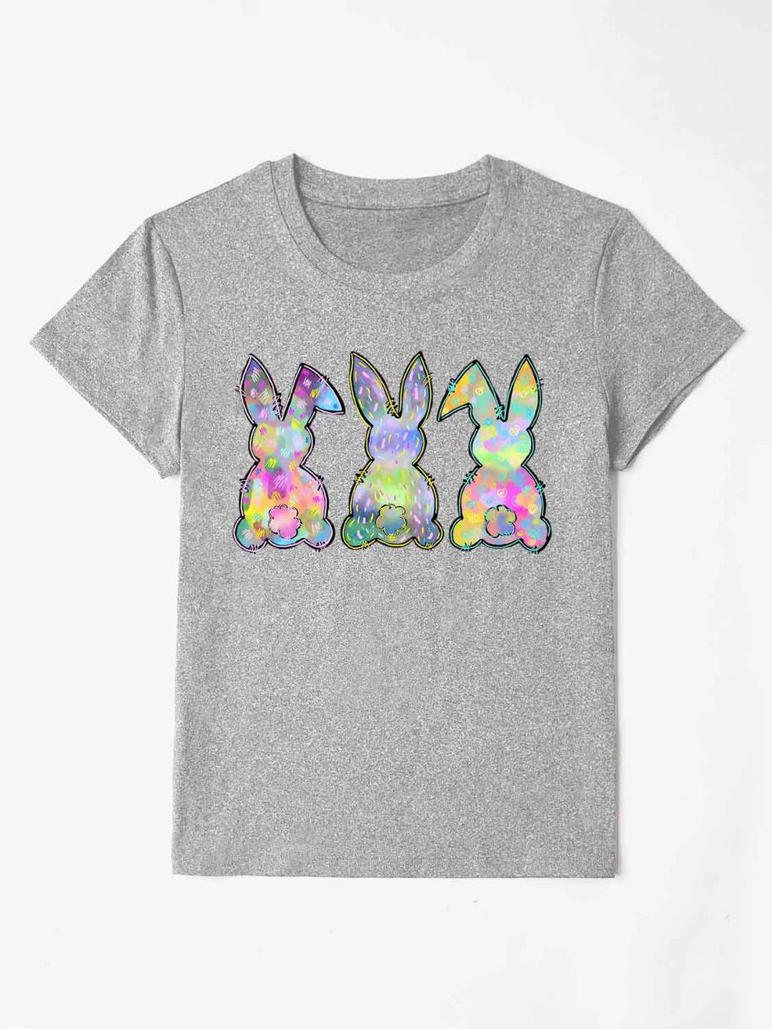 Levoire | Rabbit Col rond T-shirt à manches courtes Gris