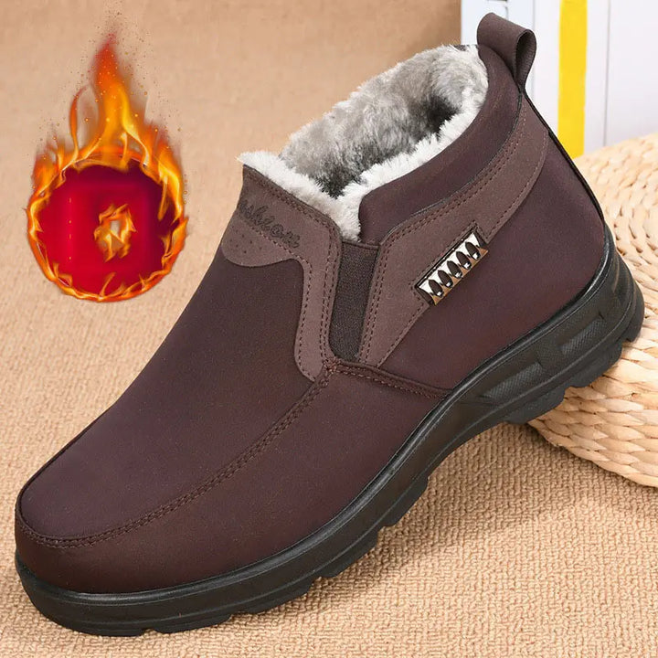 Levoire | Bottes Orthopédiques Avec Doublure En Peluche Marron