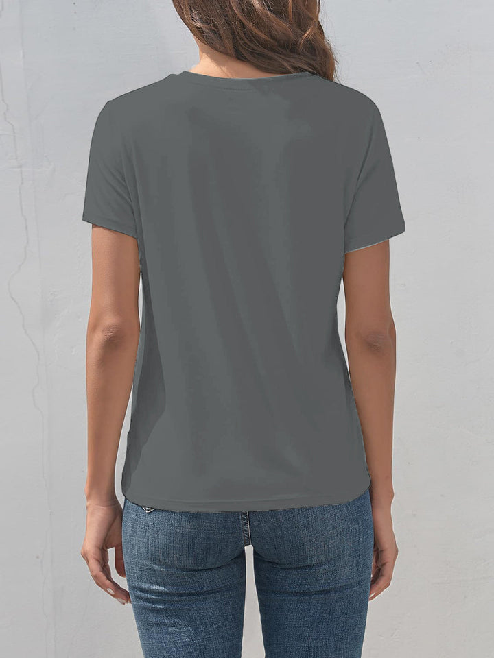 Levoire | Jänis Graafinen Col Rond Manches Courtes T-shirt