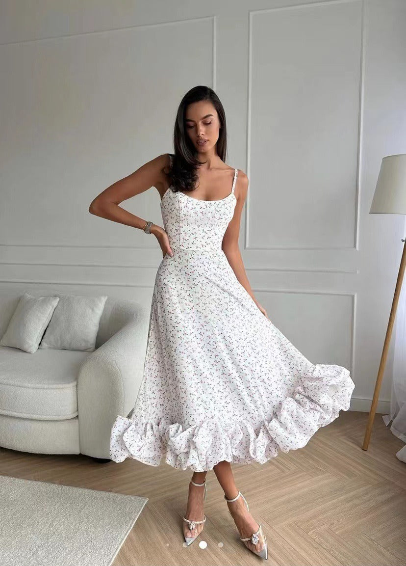 Levoire | Robe De Gala Impression blanche