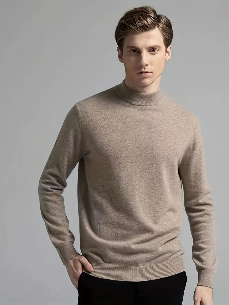 Levoire | Pull En Cachemire Avec Finition Élégante Chameau