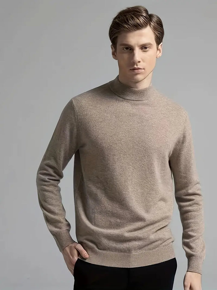 Levoire | Pull En Cachemire Avec Finition Élégante Chameau