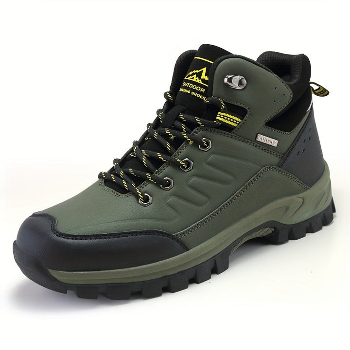 Levoire | Bottes De Randonnée Hautes Et Durables À Lacets Pour Hommes vert olive