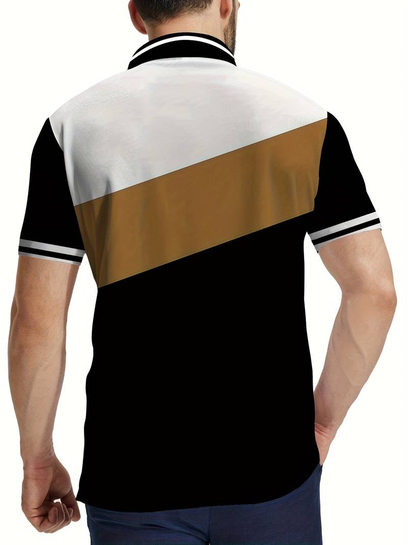Levoire | Polo Avec Impression De Couleur Contrastante