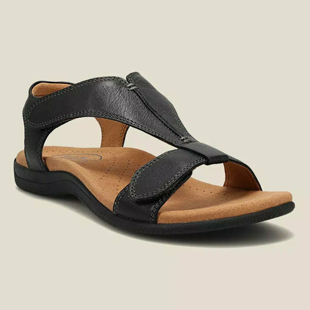 Levoire | Sandales En Couleur Unie Noir