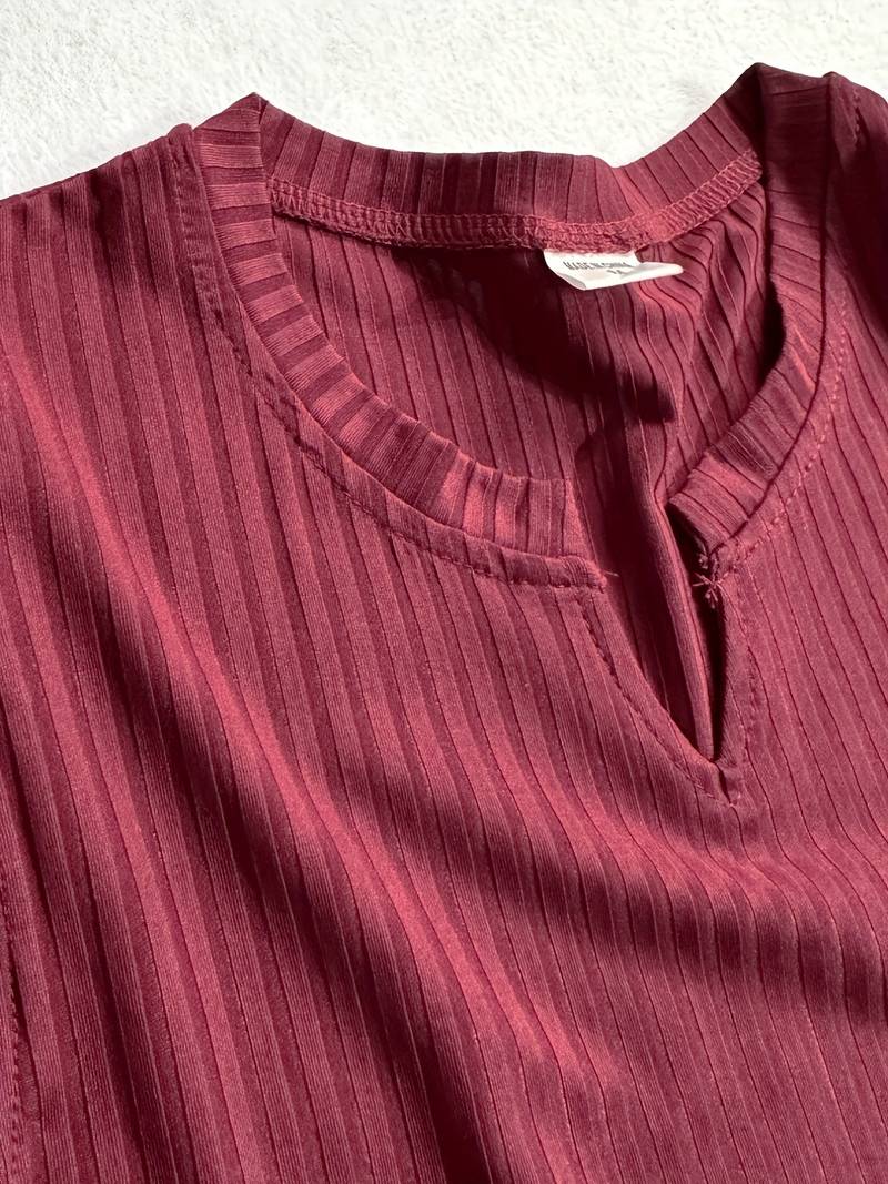 Levoire | Débardeur En Tricot Côtelé Avec Une Haute Teneur En Élasthanne Et Un Décolleté En V