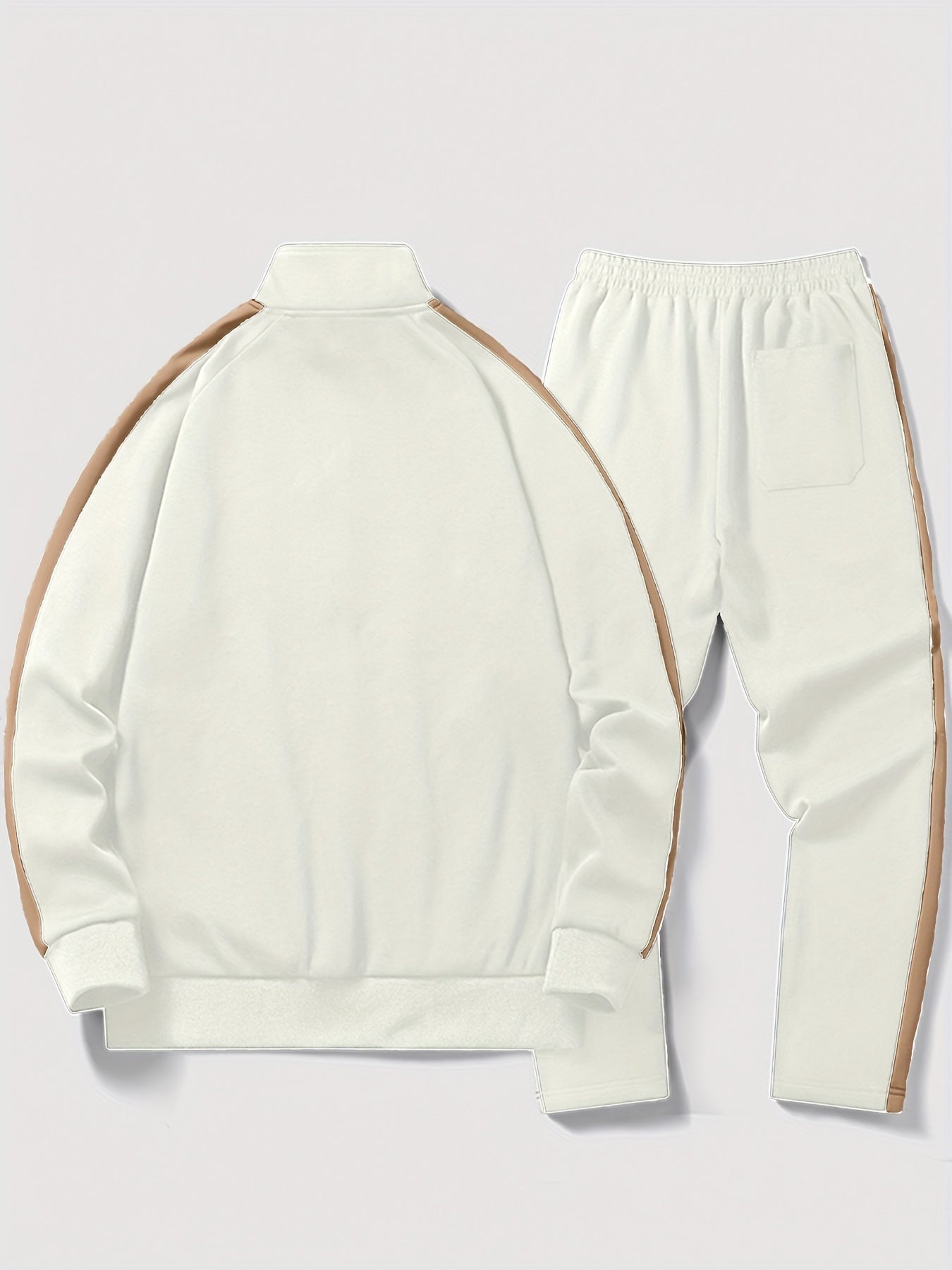 Levoire | Deux Teintes Ensemble D'Entraînement À Manches Longues Haut Avec Cordon Pantalons