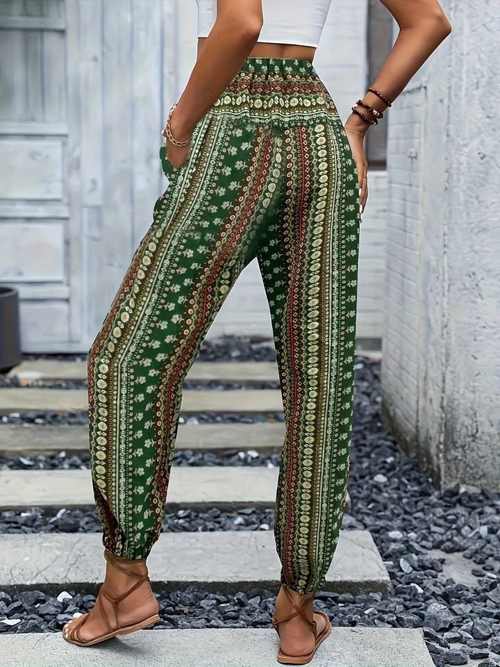 Levoire | Pantalon Imprimé Taille Haute Instant Boho Vibe