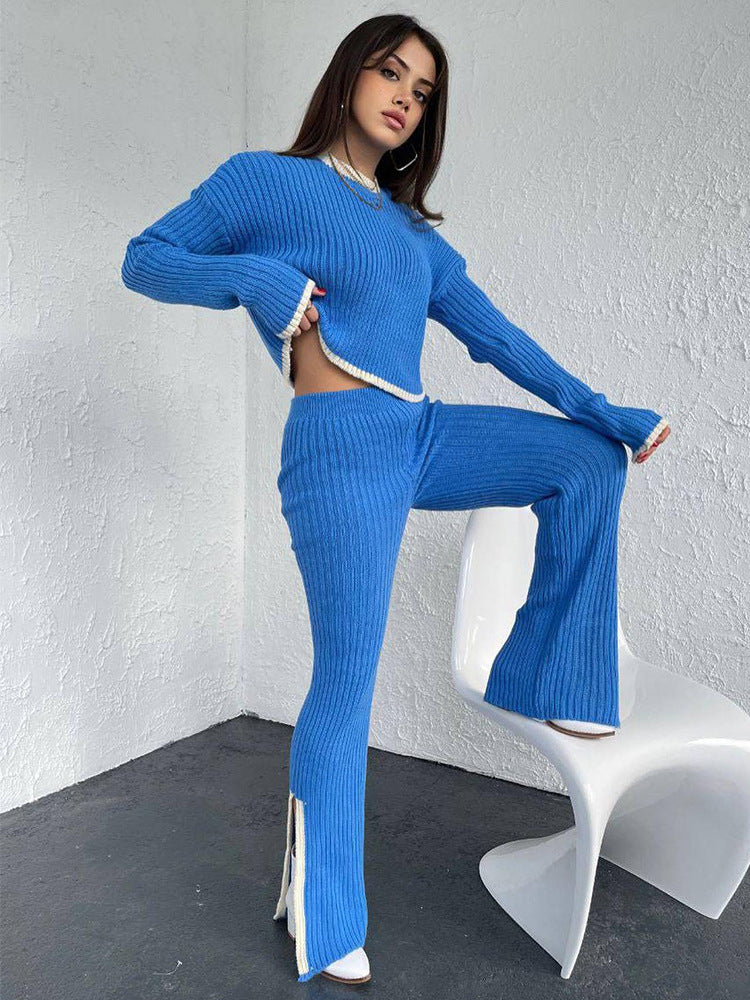 Levoire | Ensemble Deux Pièces Au Design Élégant Bleu