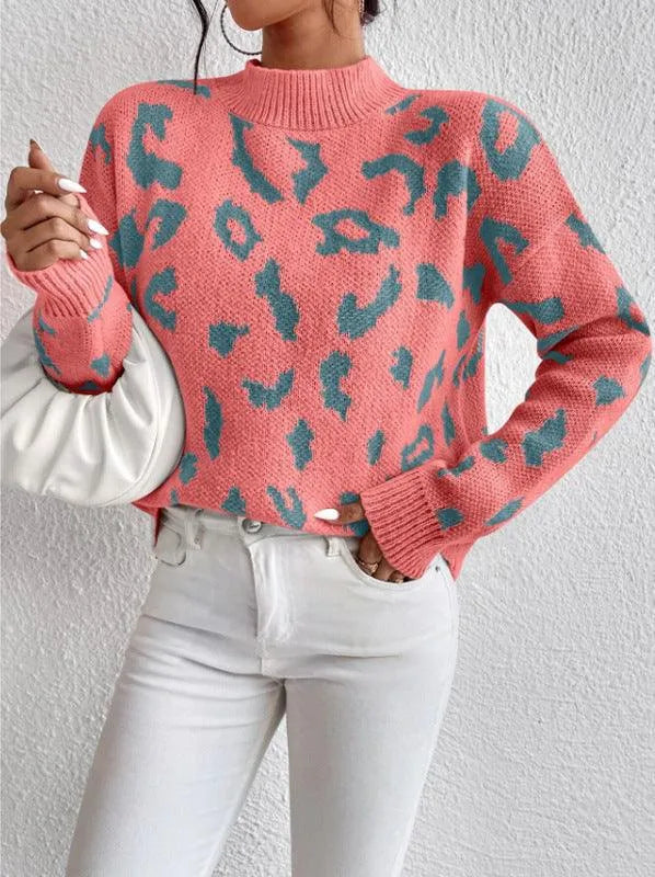 Levoire | Top à motifs léopard pastèque