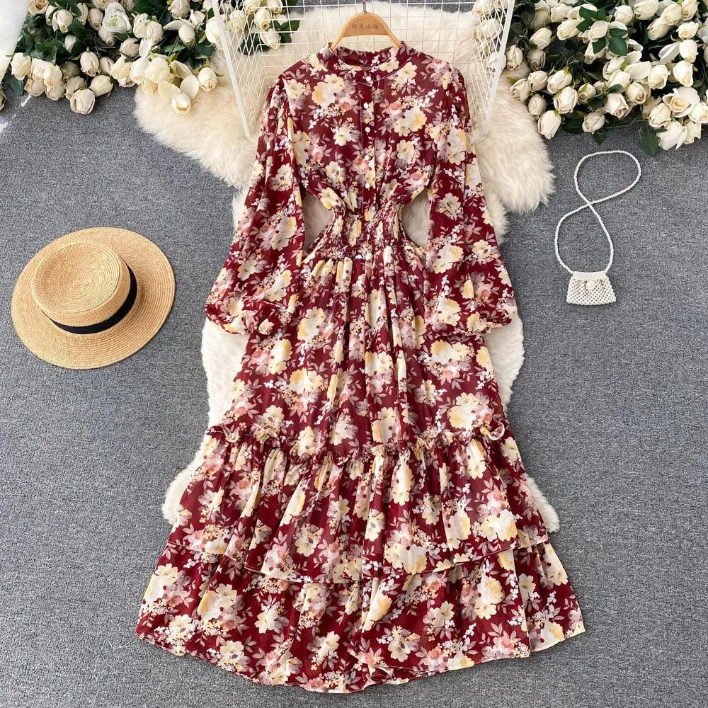 Levoire | Robe fleurie pour femmes Rot Une taille