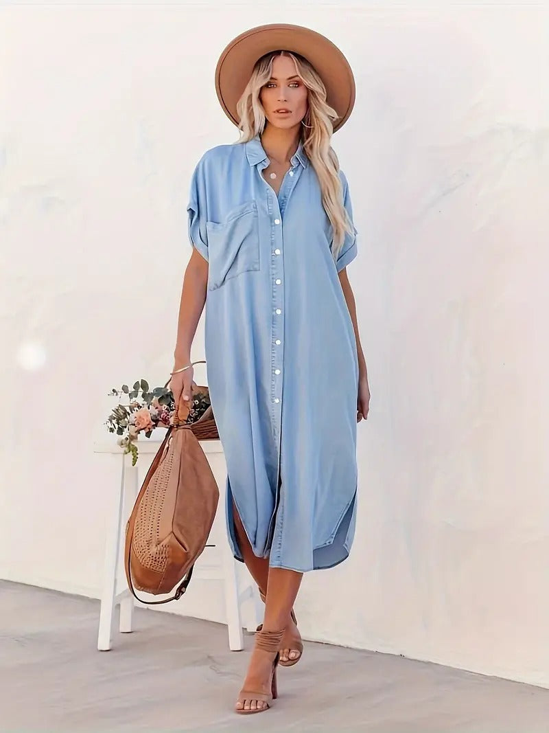 Levoire | Robe Élégante Avec Boutons