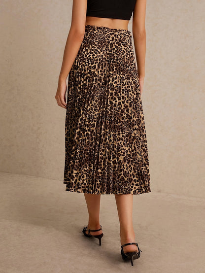 Levoire | Jupes Plissées En Motif Leobardi Élégantes