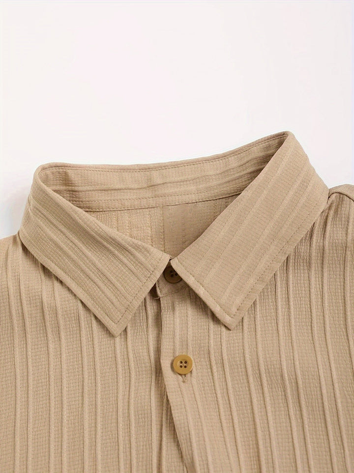 Levoire | Chemise À Manches Courtes Unie Pour Homme