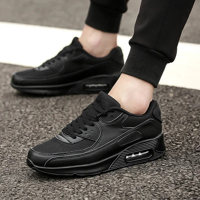 Levoire | Baskets Montantes En Cuir Blancs Pour Hommes myrtille b