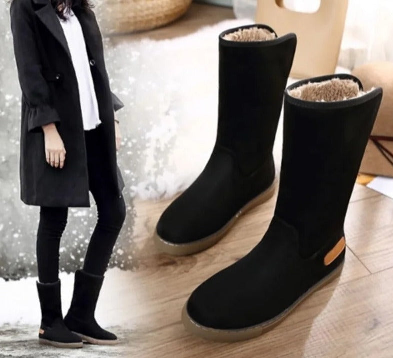 Levoire | Bottes D'Hiver Chaudes À Talon Plat