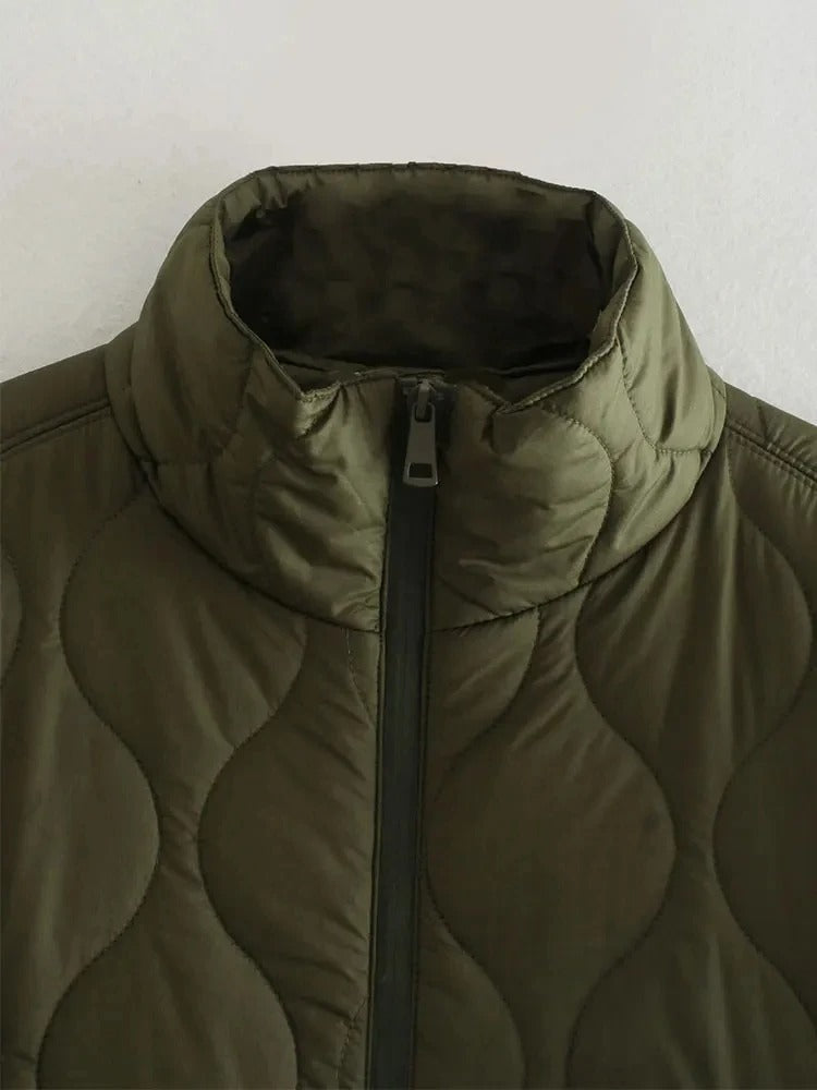 Levoire | Veste Courte Matelassée À Zip