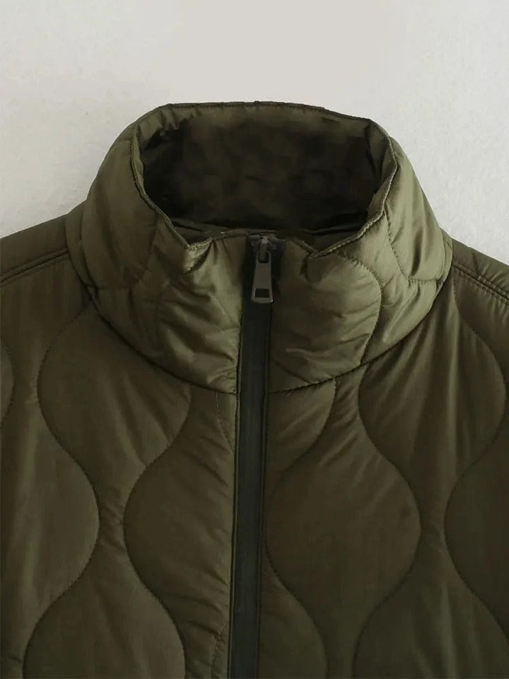 Levoire | Veste Courte Matelassée À Zip