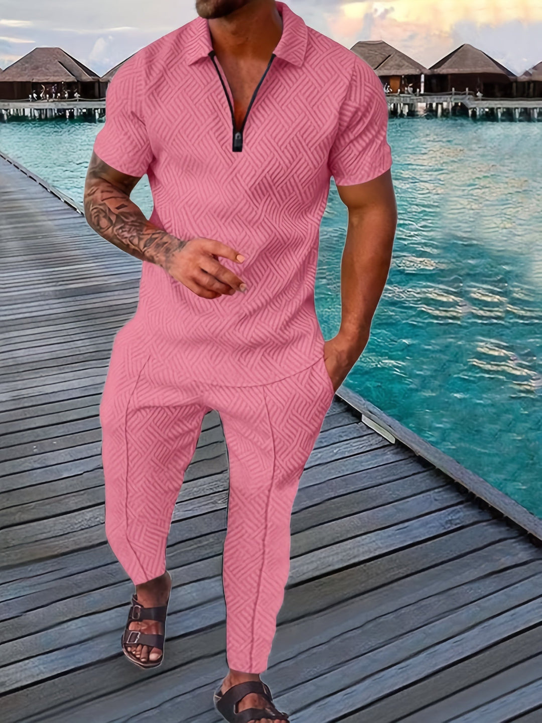 Levoire | Ensemble De Loisirs 2 Pièces Homme Avec Haut Et Pantalon