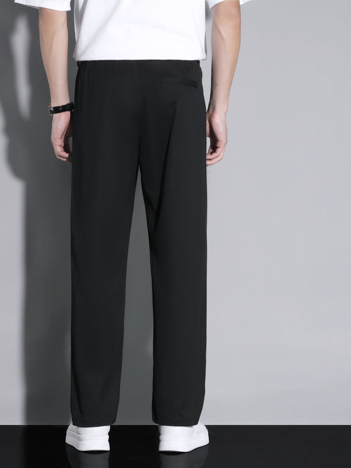 Levoire | Pantalons Pour Hommes Unicolores En Polyester, Tissu Non Extensible