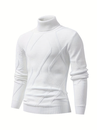 Levoire | Pull À Col Roulé En Tricot Avec Coupe Moderne