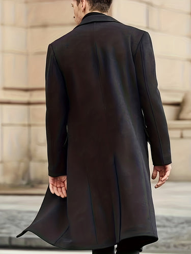 Levoire | Grandes Tailles Manteau D'Homme Trench Avec Revers