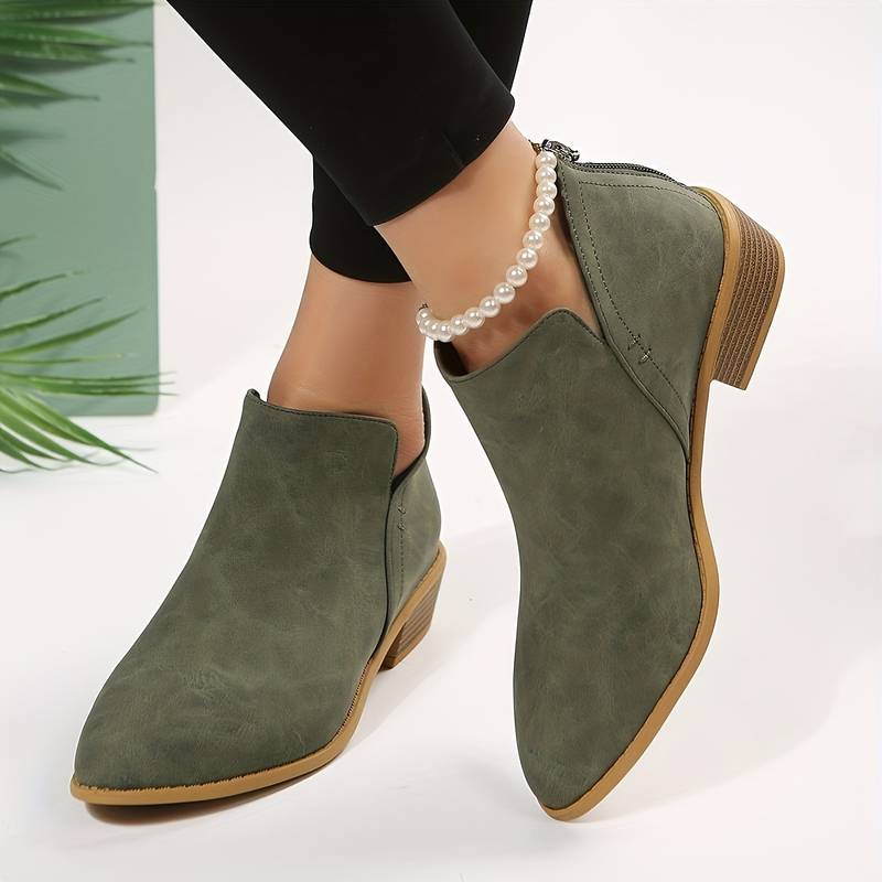 Levoire | Bottines Rutsjesikker Zippées Vert