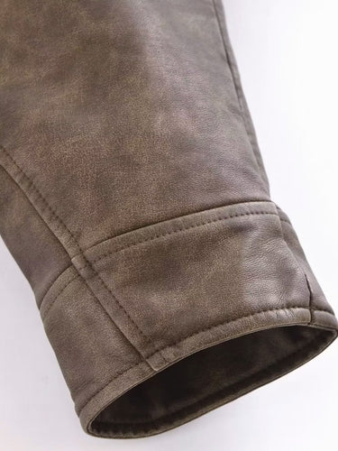 Levoire | Veste En Cuir À Gradient De Couleur Réglable Pour Femmes