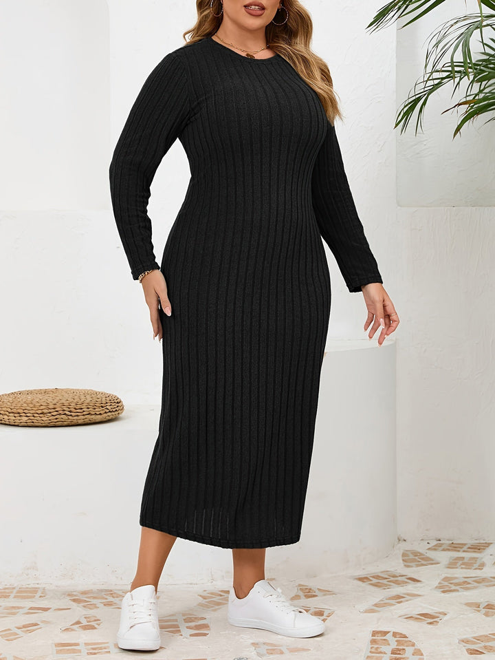 Levoire | Plus Size Élégant Tricot Bodycon Robe