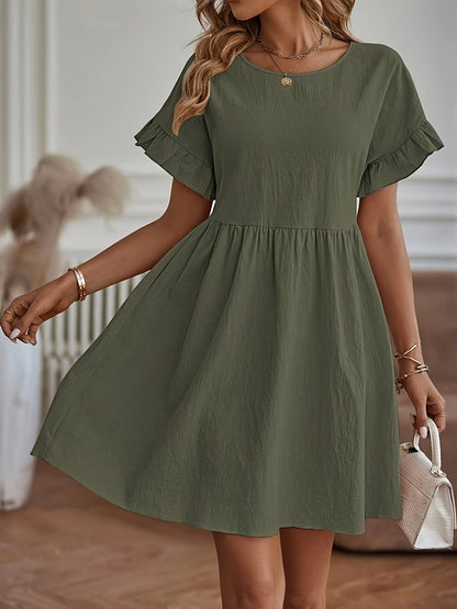 Levoire | Mini robe en coton Vert