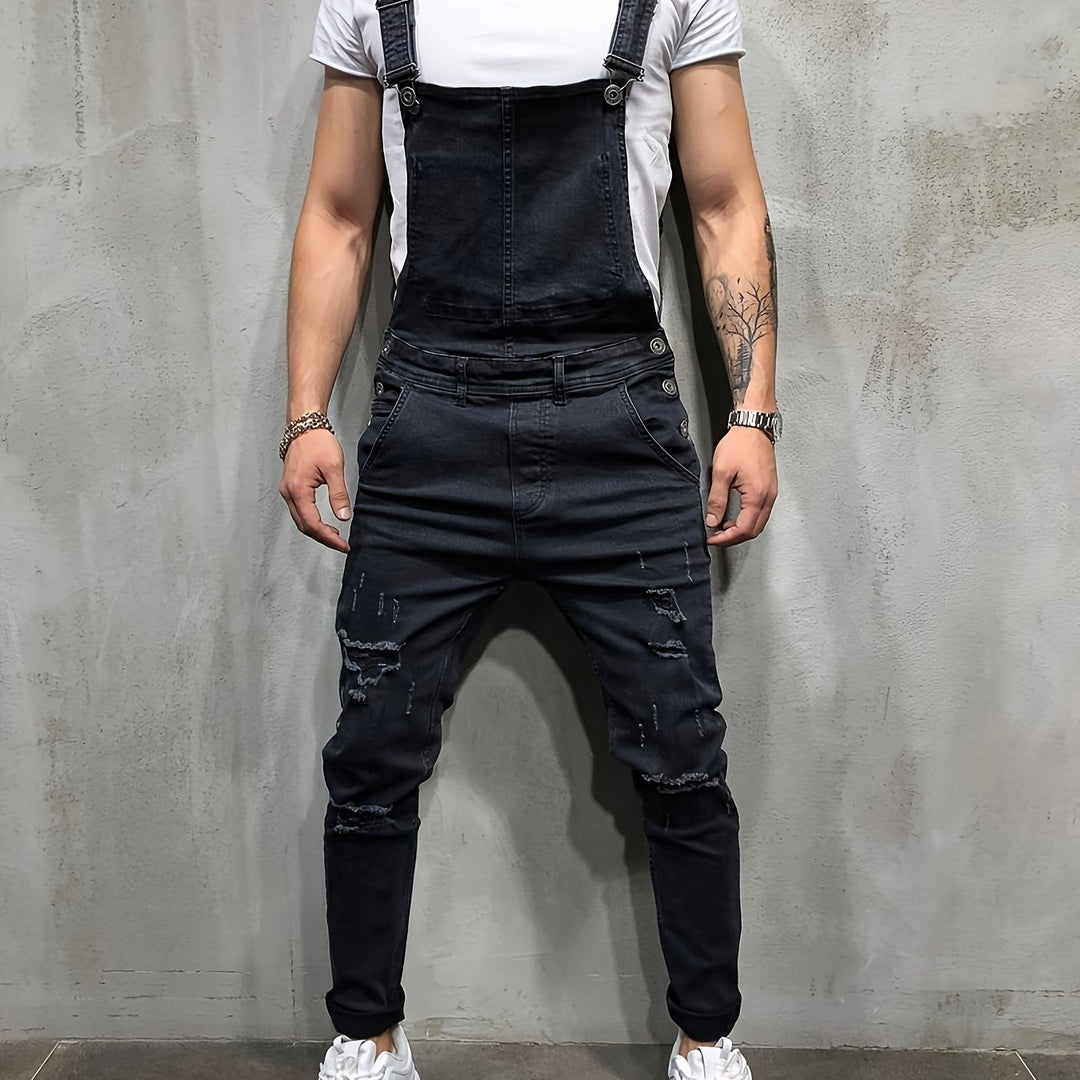 Levoire | Combinaison En Denim Slim Fit Pour Hommes