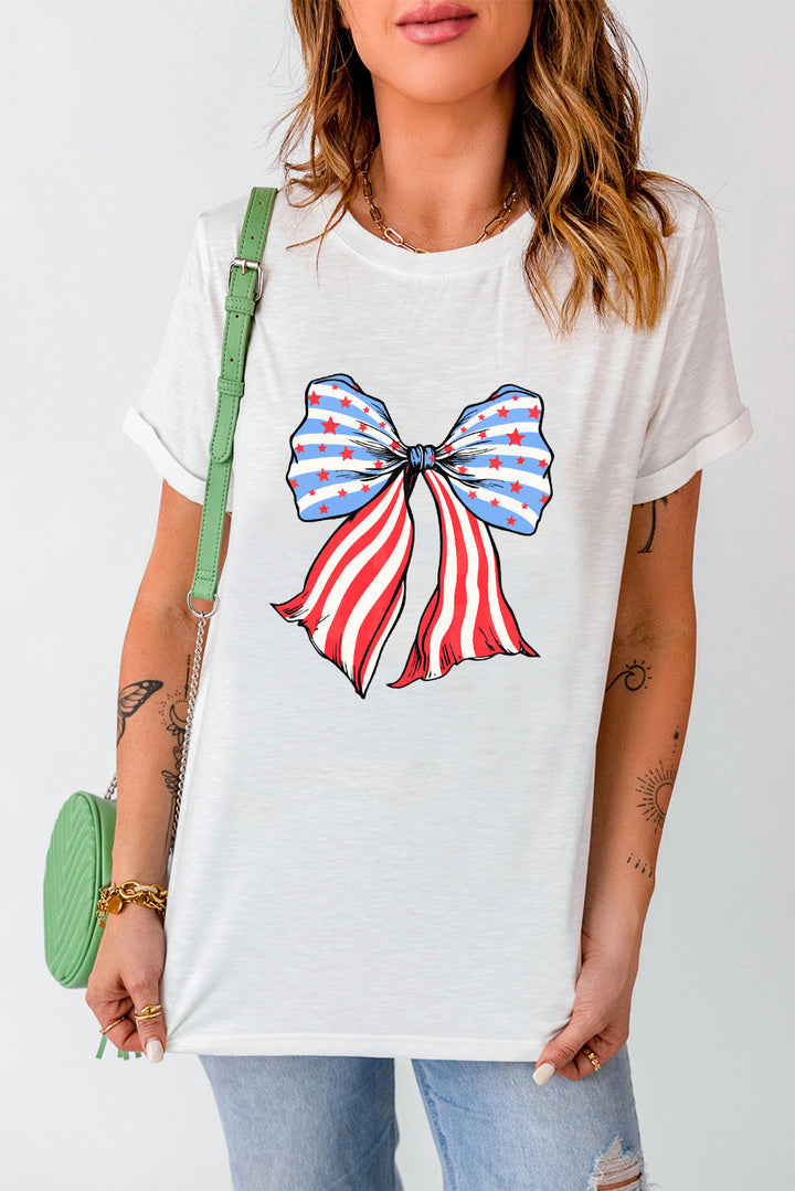Levoire | Arc Graphique Col Rond T-shirt à Manches Courtes