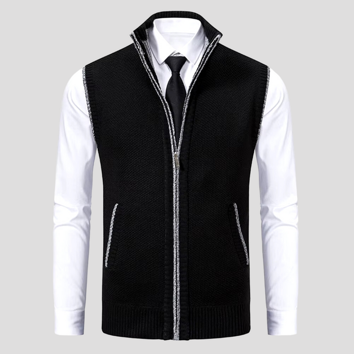 Levoire | Gilet homme intemporel pour toutes les saisons Noir