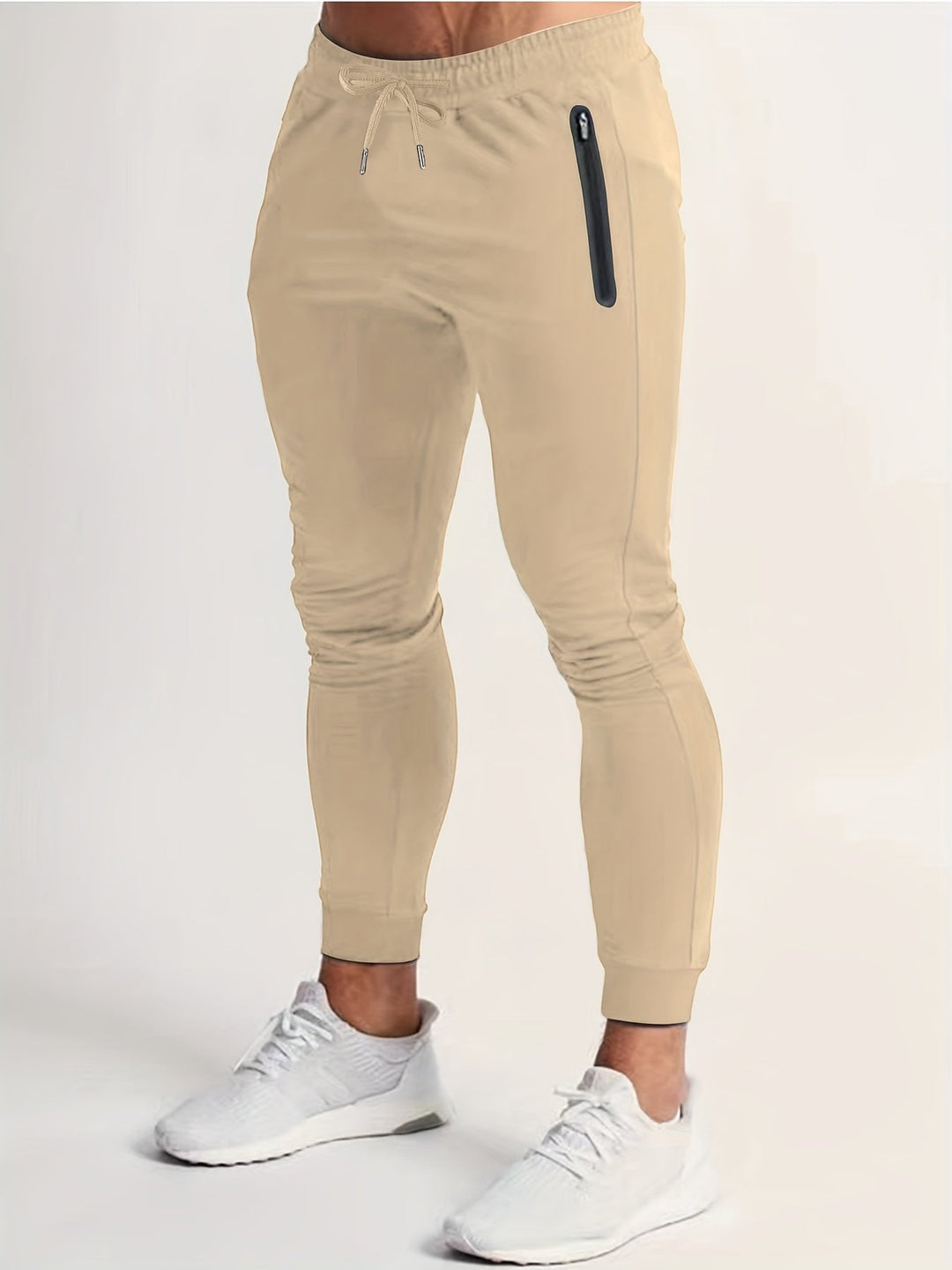 Levoire | Pantalons Sportifs Pour Hommes Avec Zip Et Cordon De Serrage